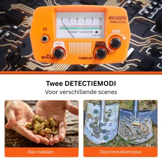 JMZR® Metaaldetector Starterset met Pinpointer