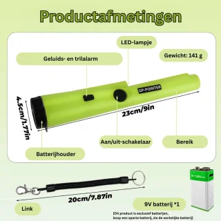JMZR® Metaaldetector Volwassenen & Kinderen