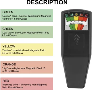K2 EMF-Meter - Elektromagnetische stralingsdetector