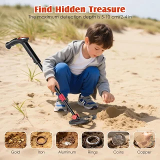 Kinder Metaaldetector Rood