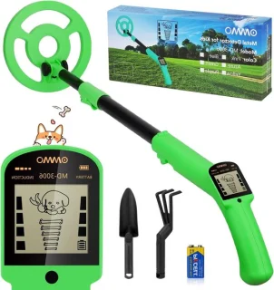 Kinder metaaldetector schatzoeker set met puppy animatie, verstelbaar 46,7-97 cm, groen