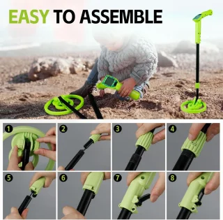 Kinder-metaaldetector verstelbaar 60-86 cm