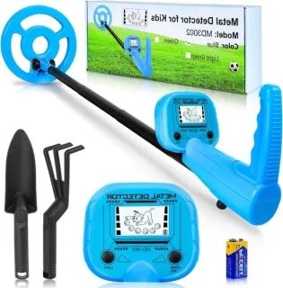 Kinderen metaaldetector blauw