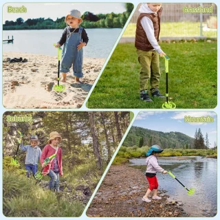 Kindermetaaldetector - Groen