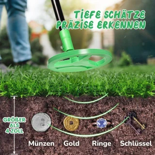 Kindermetaaldetector Groen