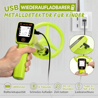Kindermetaaldetector - Lichtgroen