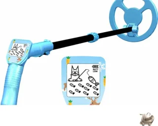 Kindermetaaldetector - Metaaldetector voor kinderen (Blauw)
