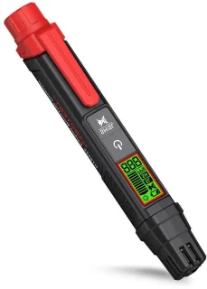 Koolmonoxide detector 0-1000 ppm zwart