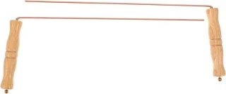 Koperen detectorstaven set 31 cm goud