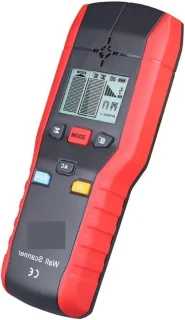 Leidingdetector Muurscanner - Metaal & Hout - Rood/Grijs