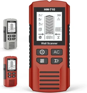 Leidingzoeker Wanddetector Metaaldetector - Rood