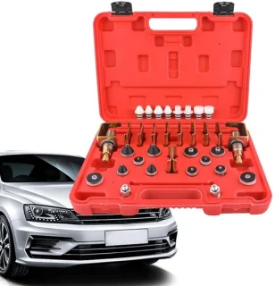 Lekdetector set - auto airco - 36.5 cm - zwart