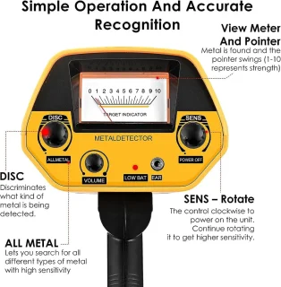 Lexium Metaaldetector voor Kinderen Pinpointer