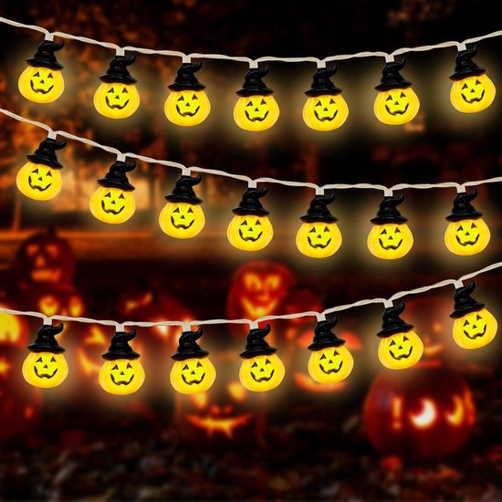 Lichtketting Pompoen Halloween 300 cm 20 LEDs