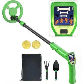 Lìon metaaldetector voor kinderen - waterdicht - groen