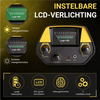 Logivision G50 Metaaldetector Set