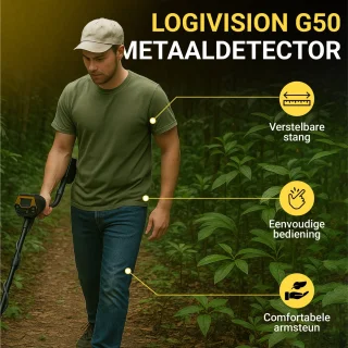Logivision G50 Metaaldetector Set