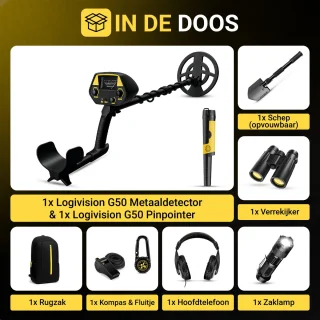 Logivision G50 Metaaldetector Set