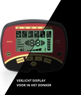 MacGyver Metaaldetector Professional Met Pinpointer LCD Display