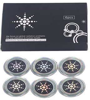 De Merkloos Anti-stralingsstickers 6 stuks in één oogopslag