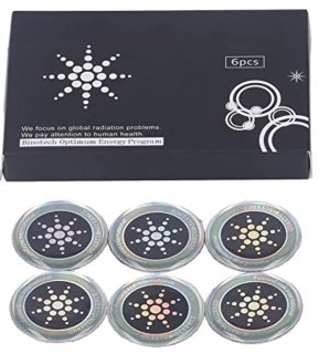 Merkloos Anti-stralingsstickers 6 stuks review