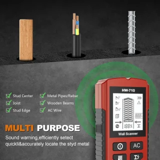 Merkloos Handzame Metaaldetector Wandscanner