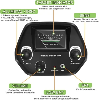 Merkloos Kinder Metaaldetector