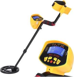 Merkloos Metaaldetector 120 cm - Geel