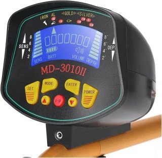 Merkloos Metaaldetector 120 cm - Geel