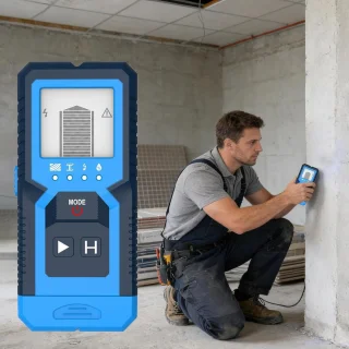 Merkloos Paaldetector (Kabeldetector) - Blauw