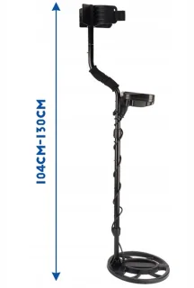 Metaaldetector 10-inch spoel met schep en opbergzakje