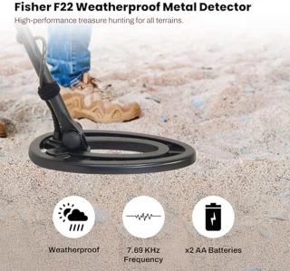 Metaaldetector 22,5 cm spoel