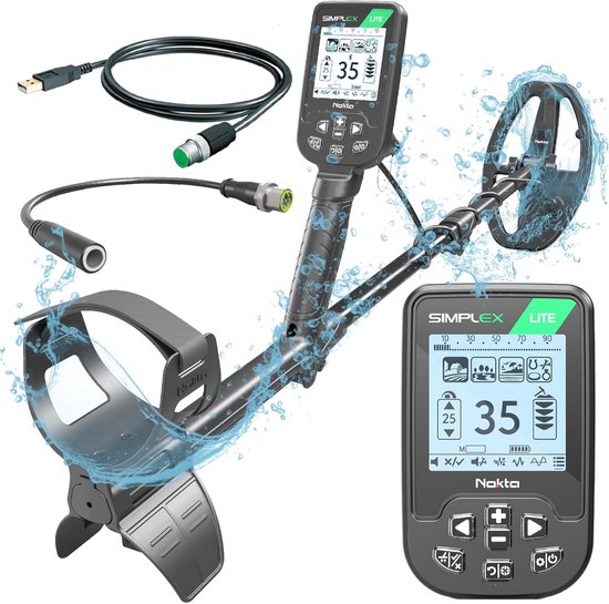 Metaaldetector 24,1 cm DD waterdicht professioneel review