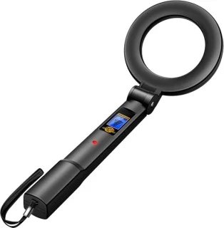 Metaaldetector 27 cm zwart