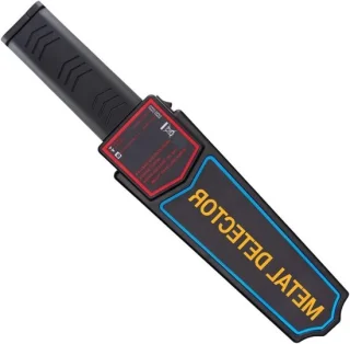 Metaaldetector beveiligingsscanner 41 cm zwart