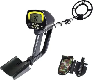 Metaaldetector bodem 1.5 kg zwart zilver