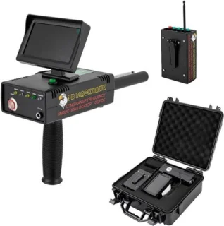 Metaaldetector - Draagbaar - LED Display - Zwart