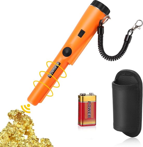 Metaaldetector draagbaar met pinpointer en LED-indicator review