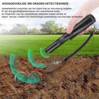 Metaaldetector Draagbaar Pinpointer Handheld