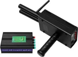Metaaldetector dubbele sonde - zwart