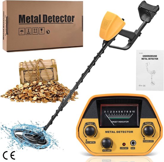 Metaaldetector Goud Detector 7,5 Inch Zoekring Waterdicht Met Display review