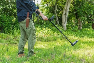 Metaaldetector Goud Detector Compact Zwart inclusief Schep