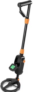 Metaaldetector goudzoeker oranje