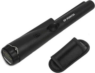 Metaaldetector goudzoeker pinpointer zwart