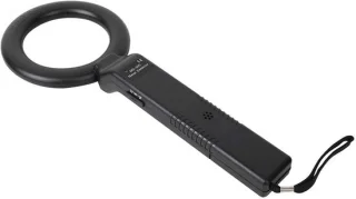 Metaaldetector handheld - 35 cm - zwart