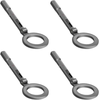 Metaaldetector handheld - 4 stuks - zwart
