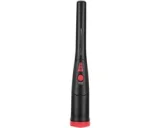 Metaaldetector handheld pinpointer 28 cm zwart met rood