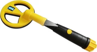 Metaaldetector handheld pinpointer geel zwart