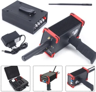 Metaaldetector handheld zwart, waterdicht IP68