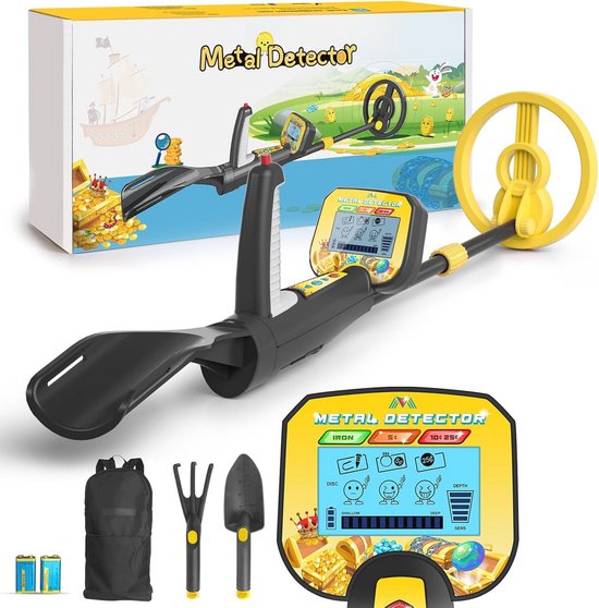 Metaaldetector Kinder Metaalzoeker LCD Waterdichte Zoekspoel